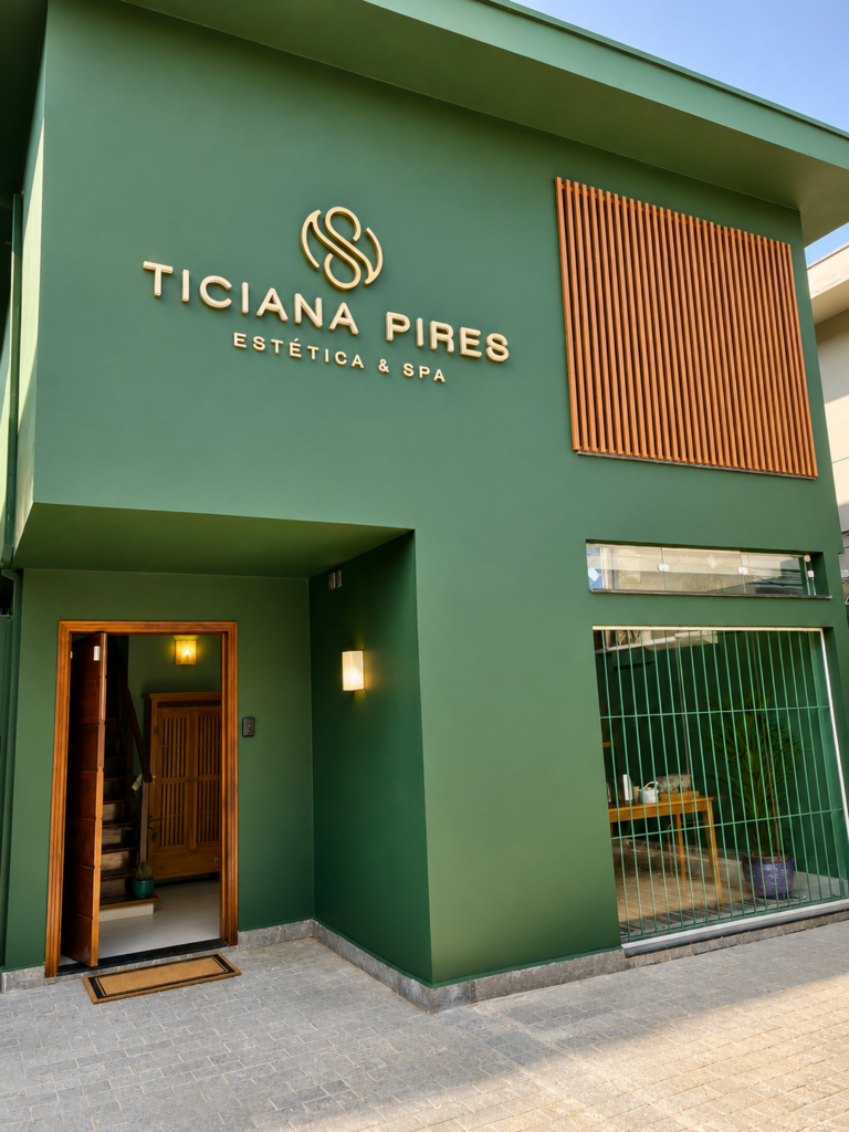 Fachada da Clínica Ticiana Pires Estética e SPA